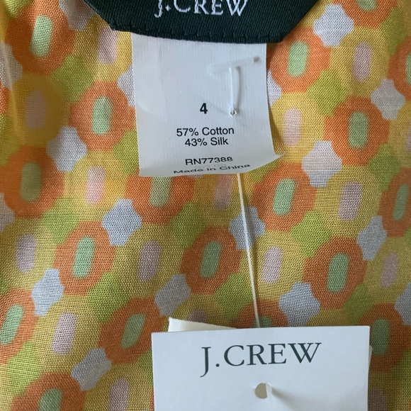 J. CREW Blouse Size 4 - Picture 3 of 9